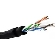 Goobay goobay Cat6 āra patch kabelis U Utp melns 305M Outdoor cable black