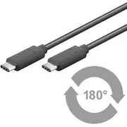 Goobay Usb-C Usb kabelis  melns 67975 Kabel Czarny