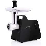 Gorenje gaļas dzirnaviņas Mg2001Sb melns/nerūsējošais tērauds 2000 ar ātruma skaitu 1 caurlaidspēja Kg/Min 2.6 Meat grinder Black/Stainless Steel Number of speeds Throughput