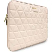 Guess Sleeve Gucs13Qlpk 13 planšetdatoru futrālis rozā Stepēts universāls Etui na tablet /Pink Quilted uniwersalny