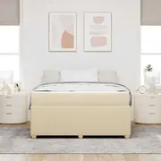 Gultas rāmis Cits Krēms 140 x 200 cm Lumarko audums Ramka Inny Kremowy tkanina