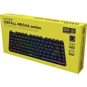 Hator Htk275Ua Icefall Mecha Rainbow 82 Bezvadu Spelu klaviatura Eng/Ua/Ru