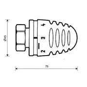 Herz termostata galva Mini 1920060 Termostatyczna