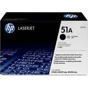 Hp 51A melnais toneris. oriģināls Q7551A Toner Black