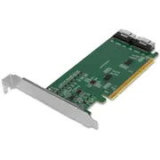 Icydock adapteris 2X Slimsas 8I uz Pcie ar atkārtotu draiveri Adapter to with Redriver