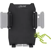 Inline viedtālruņa vējstikls Automašīnas turētājs ar piesūcekni vai ventilācijas režģim. One Click Easy Ii. universāls Smartphone Windshield Car holder with suction cup or for ventilation grille. universal