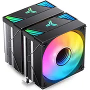 Jonsbo Cpu dzesētājs Cr-3000 Cpu-Khler Dual Tower. Argb 2X 120 mm. melns Schwarz