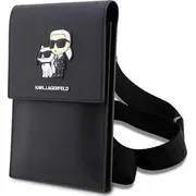Karl Lagerfeld rokassomiņa Klwbsakcpmk melna/melna Saffiano Choupette Torebka czarny/black