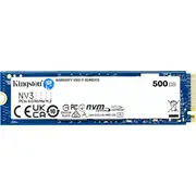Kingston Snv3S 500 Gb M.2 2280 Pci-E x4 Gen4 Nvme Ssd Snv3S/500G Dysk 500Gb