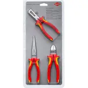 Knipex Instrumentu Komplekts Elektroinstalācijas Darbiem. 3 Gab. Zestaw Do Prac Elektroinstalacyjnych 3Szt.
