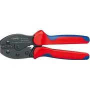 Knipex Preciforce presēšanas knaibles 97 52 34 Sb Sarkana zila. noņem. gofrēšana 0.1 2.5 mm Crimping pliers red/blue. stripping. 2.5Mm