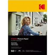Kodak fotopapīrs 50 gab A4 230G 21X30Cm Cat 9891-267 Papier Fotograficzny Foto szt.