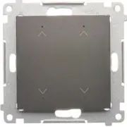 Kontakt-Simon Ruļļu slēdzis Simon 54 46 dubultais elektroniskais modulis 230 V brūns matēts Roletowy Dez2.01/46 elektroniczny mat