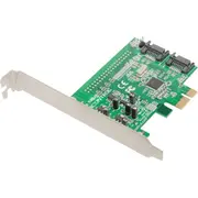 Kontrolieris Dawicontrol Pcie 2.0 x1 2X Sata 3 Dc Raid Kontroler Dc-600E
