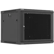 Lanberg skapis Pakarāts Pakalts Uzstādīšanas Skapis 19 9U 600X600 melnas perforētas durvis Flat Pack Szafa Instalacyjna Rack czarny drzwi perforowane
