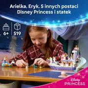 Lego Disney Ariel karaliskā kāzu laiva 43299 Weselna Arielki