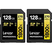 Lexar Professional 1800X Sdxc karte Uhs-Ii/U3 V60 Lsd1800128G-B2Nng Karta Gb Class