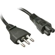 Lindy Iec-Netzkabel strāvas kabelis 2M Italien Netzst. Iec320 C5 Kabel