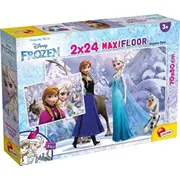 Lisciani Puzle Supermaxi 2X24 Frozen Puzzle Kraina Lodu