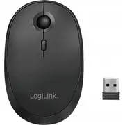 Logilink Maus Funk Bluetooth pele. 2.4 Ghz. 800/1200/1600 dpi. schw. Mysz Bluetooth.2.4Ghz.800/1200/1600Dpi.schw.