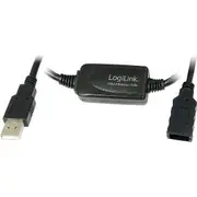 Logilink Usb-A Usb kabelis  melns Ua0143 Kabel Czarny