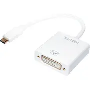 Logilink Usb-C  Dvi Usb Adapteris. balts Ua0245A Adapter Usb Usb-C
