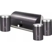 Maizes kaste Berlinger Haus Breadbank Ar Konteineru Komplektu Bh-6732 Carbon Pro Chlebak Zestawem