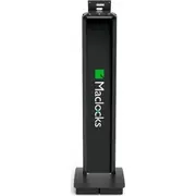 Malocks zīmola Vesa Mount Brandme drošības grīdas statīvs  noliecams melns Uchwyt Maclocks Brandable Security Floor Stand Tiltable display Black