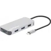 Manhetenas Usb-C stacija/replicators 130615 Stacja/Replikator Manhattan