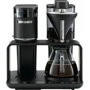 Melitta filtrējošais kafijas automāts Epos Melns un sudrabs Filtra ar iebūvētu dzirnaviņu Ekspres przelewowy Czarno-Srebrny wbudowanym
