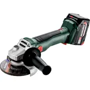 Metabo metabo.angle dzirnaviņas 18 l bl 9-125 metabox Szlifierka Metabo.angle Grinder Bl 2X4.0Ah Metabox