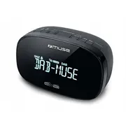 Muse M-150 Cdb radio pulkstenis. melns Radiobudzik czarny