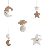 Muzikālais karuselis tikai mazuļiem 0 Heaven clay/ Silts veļa Bo-814.023.060.50 8720791359300 Babys Only muzykalny karuzel Warm linen