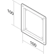 Neomounts Fpma-Vesa100 montāžas plāksne 10 30
