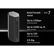 Netgear Nighthawk Rs500 maršrutētājs 7Rs500-100Eus Router