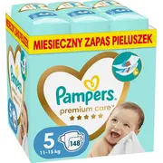 Pampers Autiņbiksītes Premium Care 5. 11-16 kg. 148 gab. Pieluchy szt.