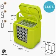 Peme Trip ceļojumu ledusskapis 31.5 l Turystyczna
