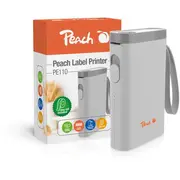 Persiku etiķetes printeris Pe110 Weiß mazumtirdzniecībā Peach Label Printer weiß retail