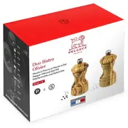 Peugeot Bistro Pfeffer- und Salzmühle 10 cm Duo Olivenholz