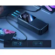 Powerbank Joyroom Jr-Qp193 30000Mah melns Czarny