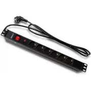 Qoltec Rack 19 16A 1U Pdu 6Xschuko 2M 53993