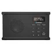 Radio Dr 3Bk Digitālais Melns Akumulators Dab/Fm/Rds/Bt/Pulkstenis/Modinātājs Cyfrowe Czarne Akum. Dab/Fm/Rds/Bt/Zegar/Alarm