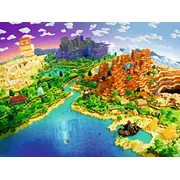 Ravensburger Puzzle Minecraft World 1500 elementi