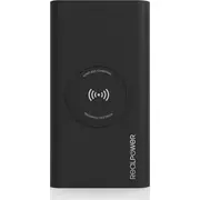 Realpower Pb-8000 Wireless 8000Mah Powerbank Black Czarny