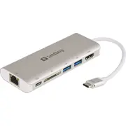 Sandberg Dock Usb-C stacija/replicators 136-18 Stacja/Replikator