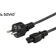 Savio strāvas kabelis Cl-81 āboliņa lapas barošanas 1.8M. multipaka pa 10. 3X0.75Mm2-Savio Cl-81Z Kabel Koniczynka wielopak szt.
