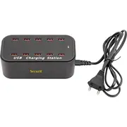 Securit Multicharger ar 10 Usb-Anschlüssen Mit