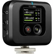 Shure mikrofons Mv-Two-Kit-Z6 divu Movemic Mv-Lav bezvadu mikrofonu komplekts. uzlādes futrālis. uztvērējs Mikrofon Zestaw bezprzewodowych Mv-Lav. case odbiornik