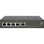 Slēdzis Levelone slēdzis 5X Ge Ges-2105P Hilbert 60W 4Xpoe Switch