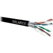 Solarix instalācijas kabelis Stp. Cat6A. vads. Pe. 500M spole Sxkd-6A-Stp-Pe Kabel instalacyjny drut. cewka